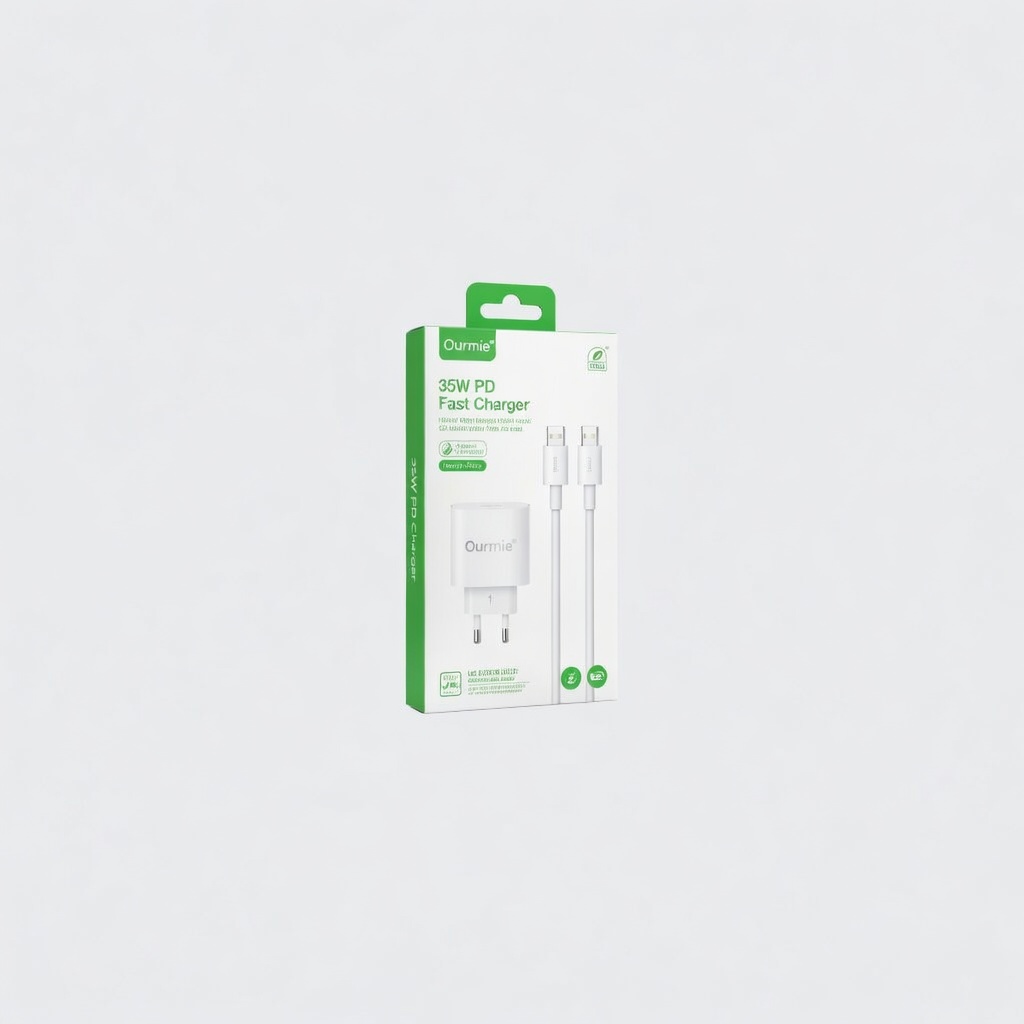 Carregador de parede de carregamento rápido Tipo C