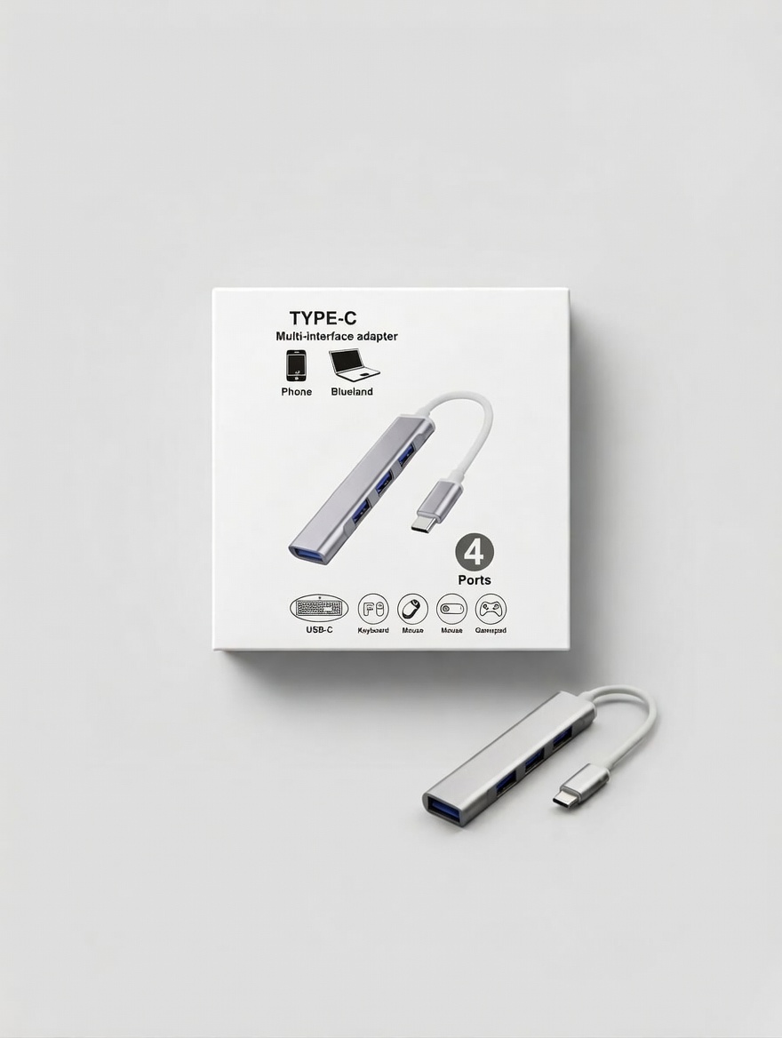 Adaptador multiportas USB Tipo-C